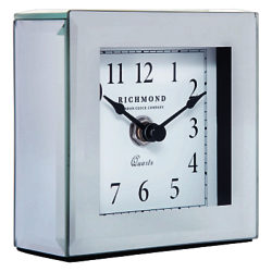 London Clock Company Square Mirror Clock